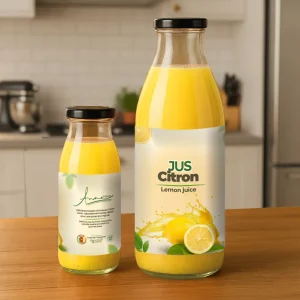 Jus de Citron Naturel – 330 ml / 1 Litre