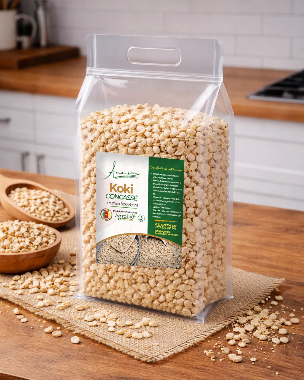 Koki concassé – Qualité Premium (1kg à 5kg)